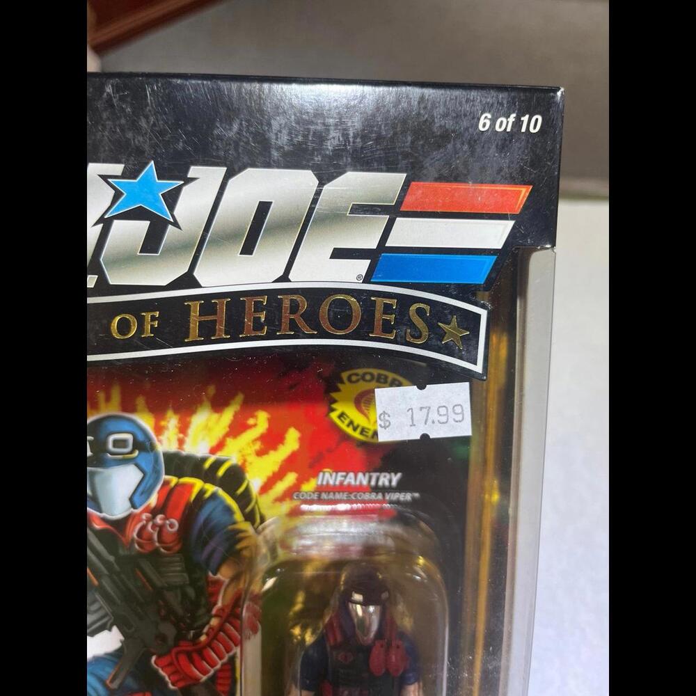 GI Joe 25th Anniversary Hall of Heroes Cobra Viper‎ Infantry Figure NEW & SEALED - Picture 3 of 9